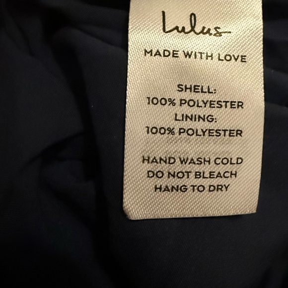 Lulus Touch of Magic Navy Blue Floral Print Two-Piece Jumpsuit‎ Medium - Picture 14 of 14